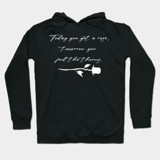 ROSE & THORNS (dark background) Hoodie